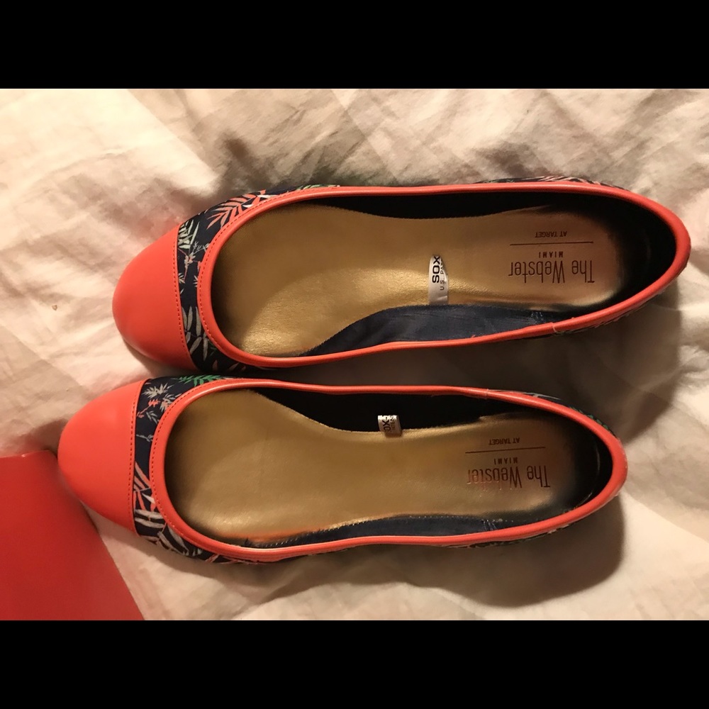 The Webster for Target ballet flats in palm tree